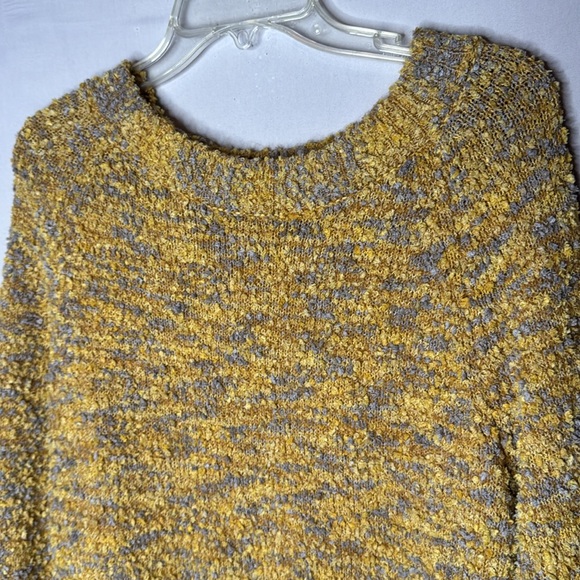 Soft Surroundings Yellow-Multi Cozy Crewneck Sweater - Picture 3 of 8